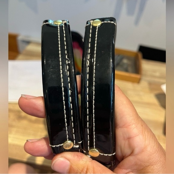 Coach EUC Princess Street Raffia and Patent Leather Legacy Tote Bag - Picture 8 of 15